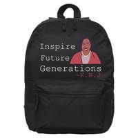 KBJ Inspire Future Generations Quote 16 in Basic Backpack