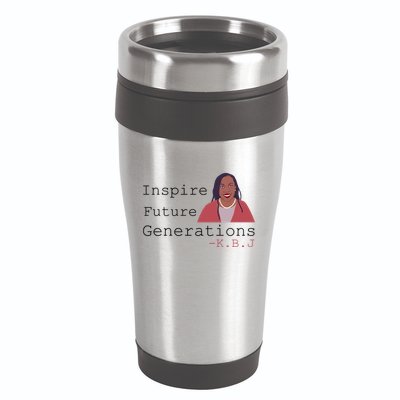 KBJ Inspire Future Generations Quote 16oz Travel Tumbler