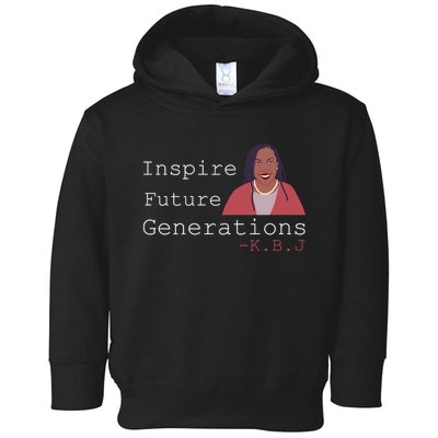 KBJ Inspire Future Generations Quote Toddler Hoodie