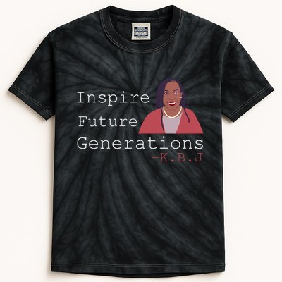 KBJ Inspire Future Generations Quote Kids Tie-Dye T-Shirt