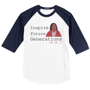 KBJ Inspire Future Generations Quote Baseball Sleeve Shirt