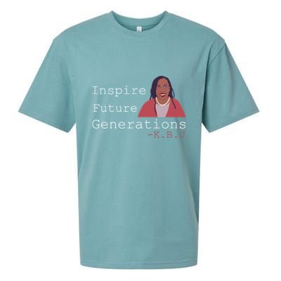 KBJ Inspire Future Generations Quote Sueded Cloud Jersey T-Shirt