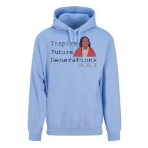 KBJ Inspire Future Generations Quote Unisex Surf Hoodie