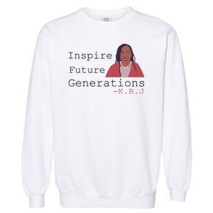 KBJ Inspire Future Generations Quote Garment-Dyed Sweatshirt