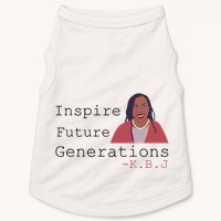 KBJ Inspire Future Generations Quote Doggie Tank