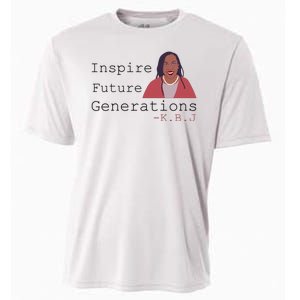 KBJ Inspire Future Generations Quote Cooling Performance Crew T-Shirt