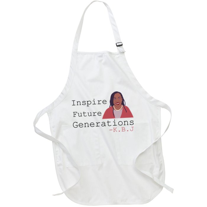 KBJ Inspire Future Generations Quote Apron
