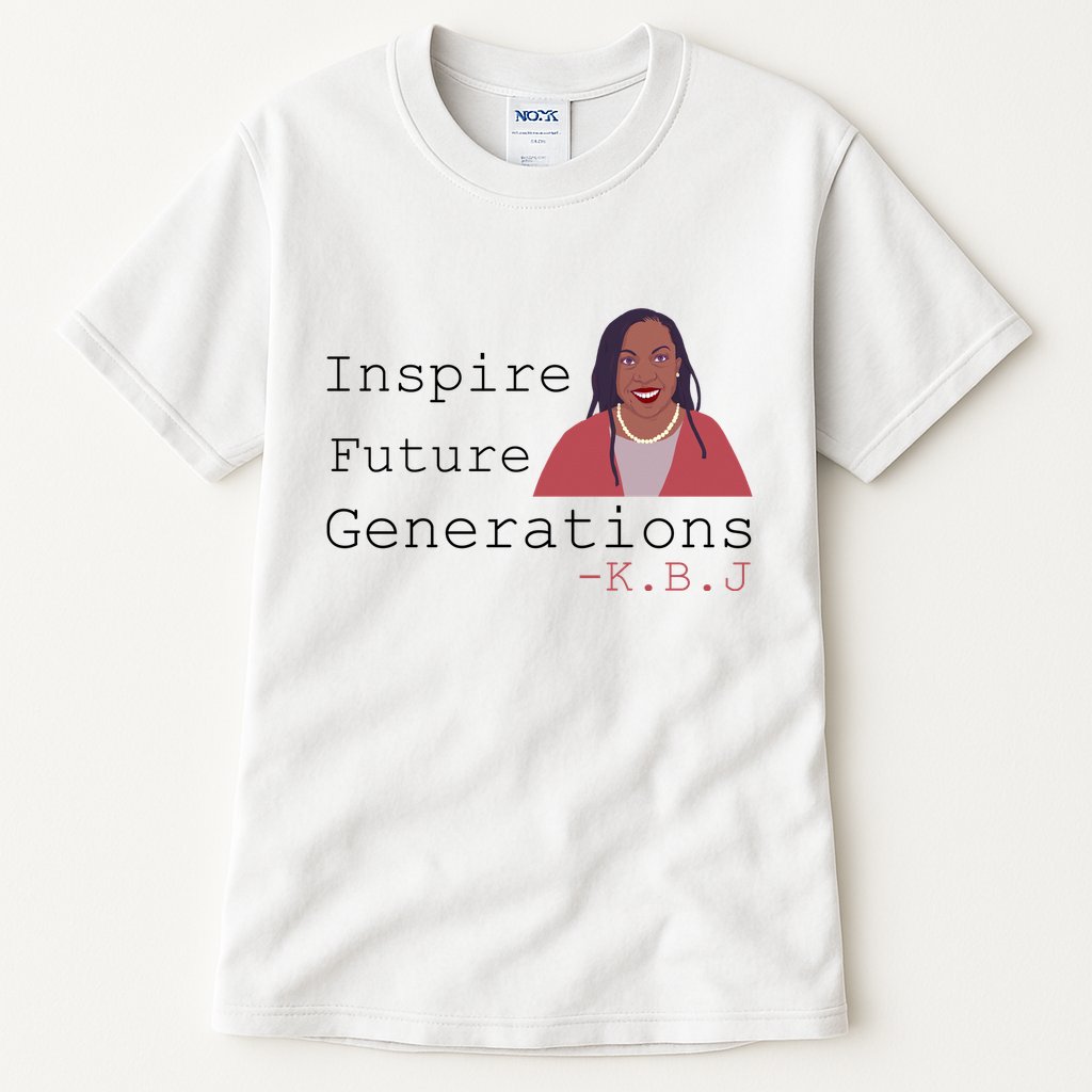 KBJ Inspire Future Generations Quote Tall T-Shirt