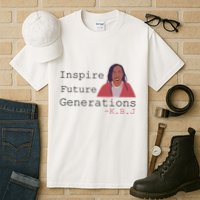 KBJ Inspire Future Generations Quote Tall T-Shirt