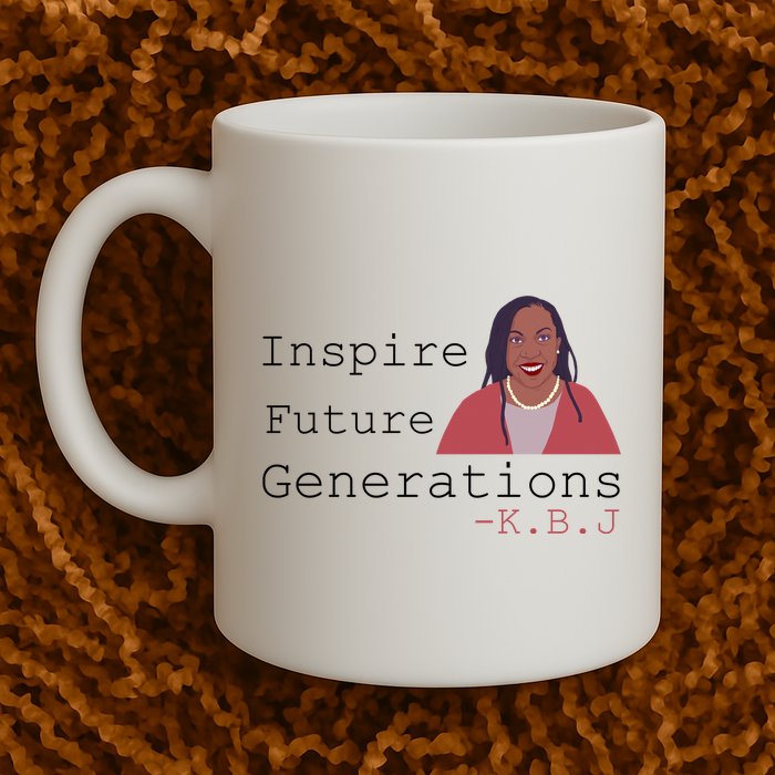 KBJ Inspire Future Generations Quote Mug