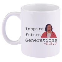 KBJ Inspire Future Generations Quote 11oz C Handle Ceramic Mug