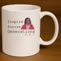 KBJ Inspire Future Generations Quote 11oz C Handle Ceramic Mug
