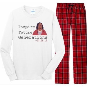 KBJ Inspire Future Generations Quote Long Sleeve Pajama Set