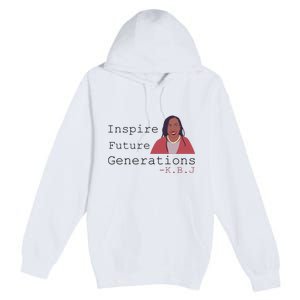 KBJ Inspire Future Generations Quote Premium Pullover Hoodie