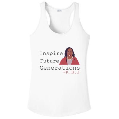 KBJ Inspire Future Generations Quote Ladies PosiCharge Competitor Racerback Tank