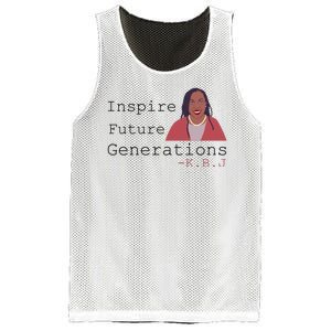 KBJ Inspire Future Generations Quote Mesh Reversible Basketball Jersey Tank