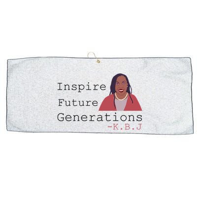 KBJ Inspire Future Generations Quote Large Microfiber Waffle Golf Towel