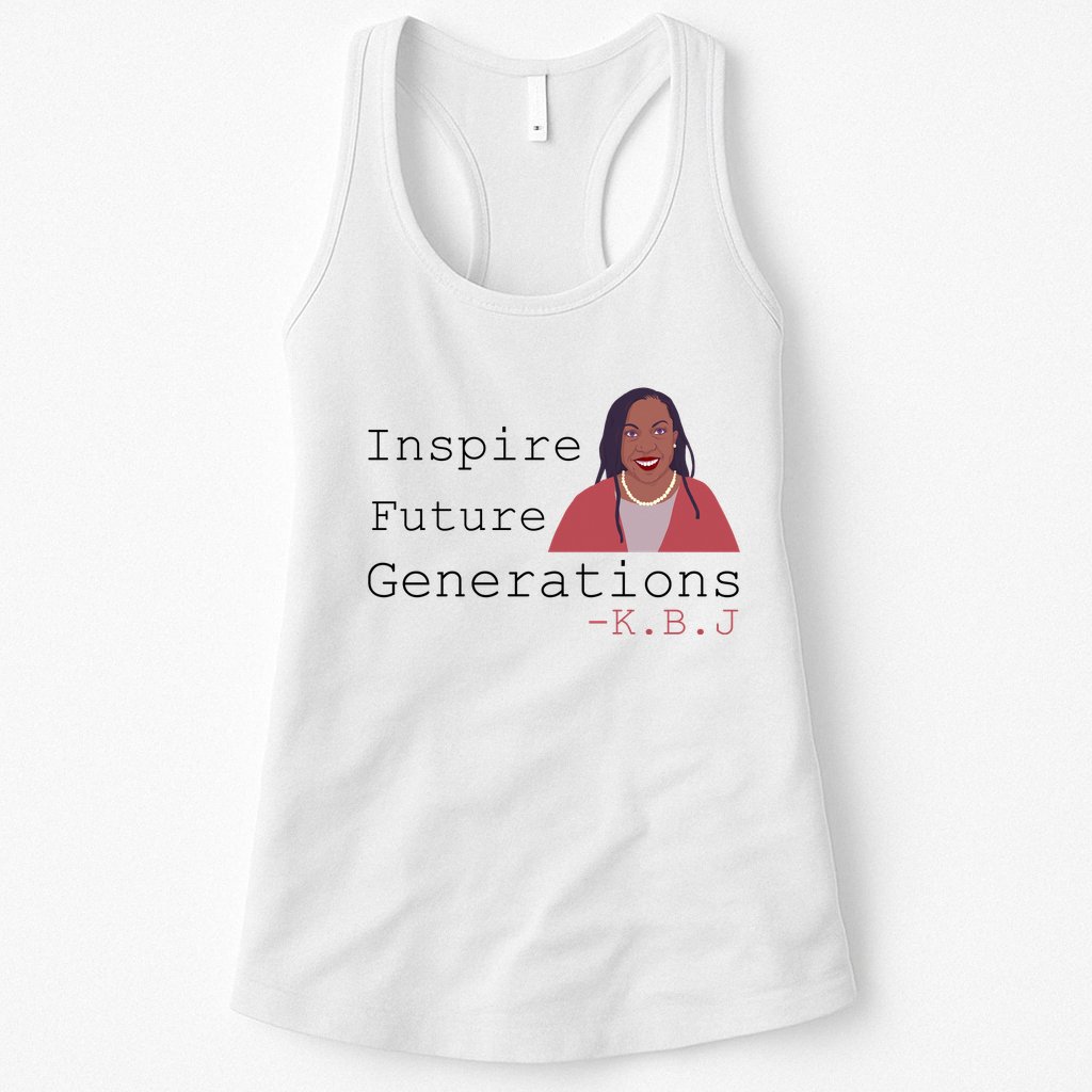 KBJ Inspire Future Generations Quote Womens Tank Top