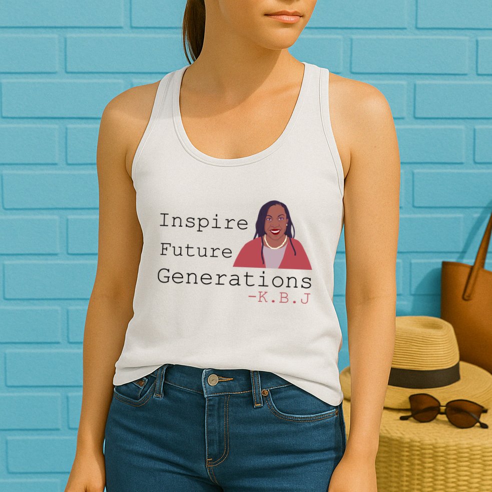 KBJ Inspire Future Generations Quote Womens Tank Top