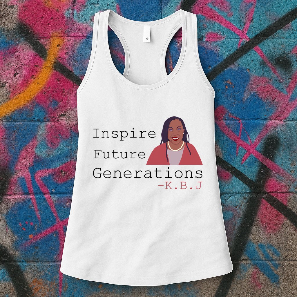 KBJ Inspire Future Generations Quote Womens Tank Top