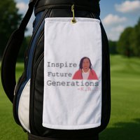 KBJ Inspire Future Generations Quote Golf Towel