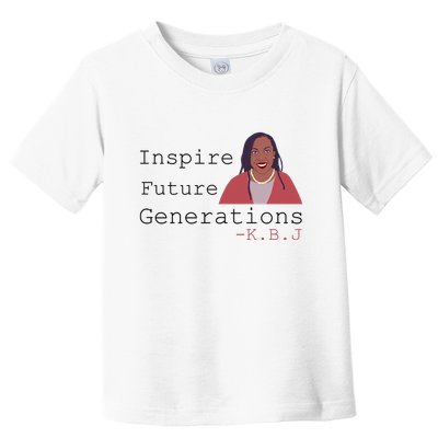 KBJ Inspire Future Generations Quote Toddler T-Shirt