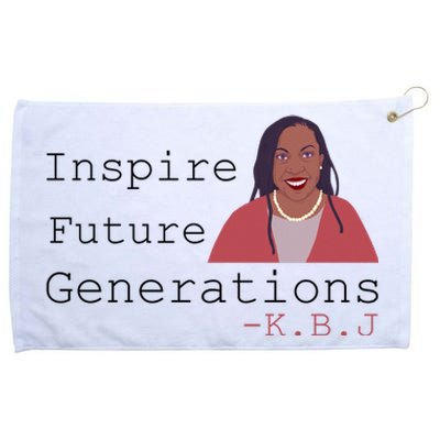 KBJ Inspire Future Generations Quote Grommeted Golf Towel