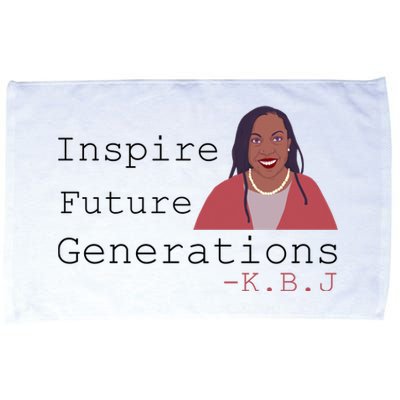 KBJ Inspire Future Generations Quote Microfiber Hand Towel