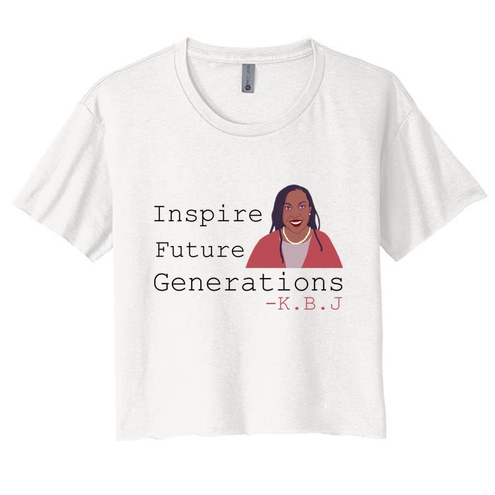 KBJ Inspire Future Generations Quote Crop Top