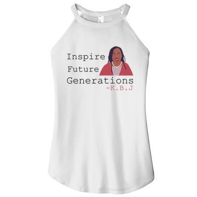 KBJ Inspire Future Generations Quote Women's Perfect Tri Rocker Tank