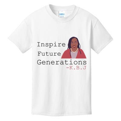 KBJ Inspire Future Generations Quote Kids T-Shirt