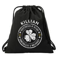 Killian Irish Family Name Drawstring Bag