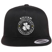 Killian Irish Family Name Flat Bill Trucker Hat