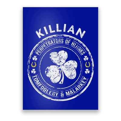 Killian Irish Family Name Poster
