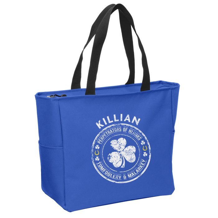 Killian Irish Family Name Zip Tote Bag