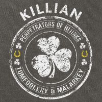 Killian Irish Family Name Cotton Canvas Backpack