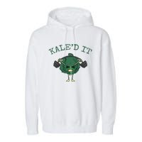 KaleD It Funny Vegan Kale Garment-Dyed Fleece Hoodie