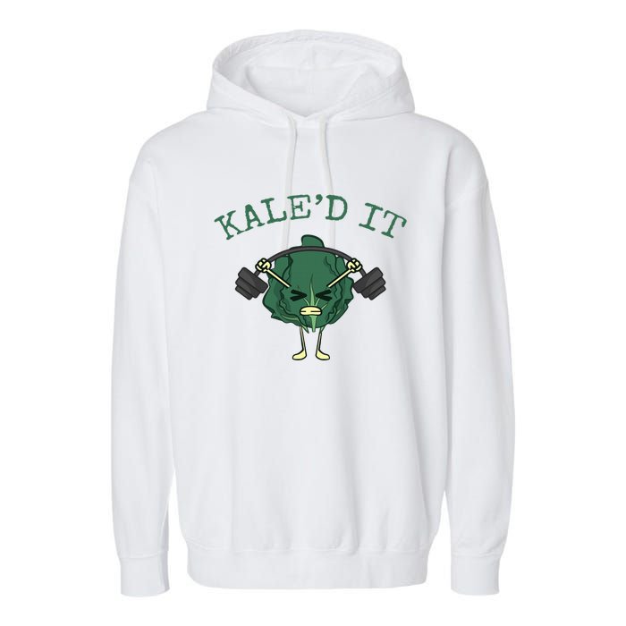 KaleD It Funny Vegan Kale Garment-Dyed Fleece Hoodie