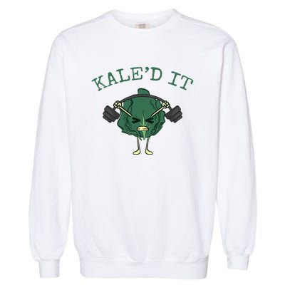 KaleD It Funny Vegan Kale Garment-Dyed Sweatshirt