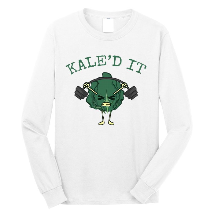 KaleD It Funny Vegan Kale Long Sleeve Shirt