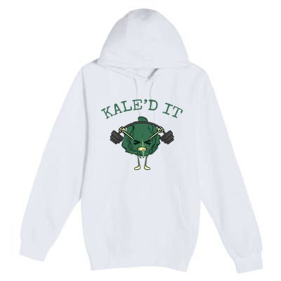 KaleD It Funny Vegan Kale Premium Pullover Hoodie