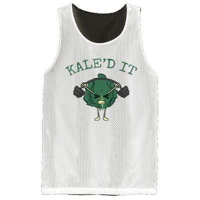 KaleD It Funny Vegan Kale Mesh Reversible Basketball Jersey Tank