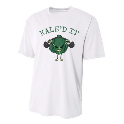 KaleD It Funny Vegan Kale Performance Sprint T-Shirt