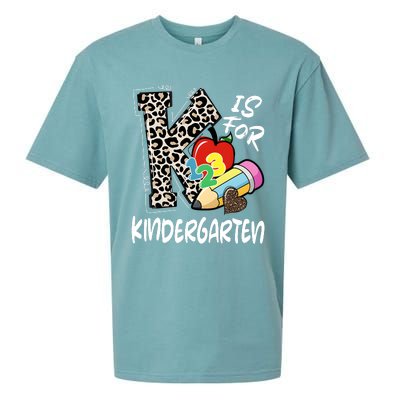 K Is For Kindergarten Back To School Sueded Cloud Jersey T-Shirt