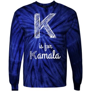 K Is For Kamala Tie-Dye Long Sleeve Shirt