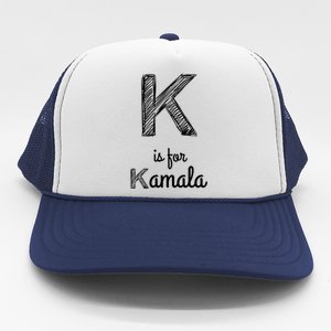 K Is For Kamala Trucker Hat