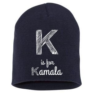 K Is For Kamala Short Acrylic Beanie