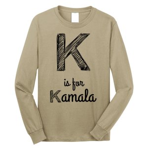 K Is For Kamala Long Sleeve Shirt