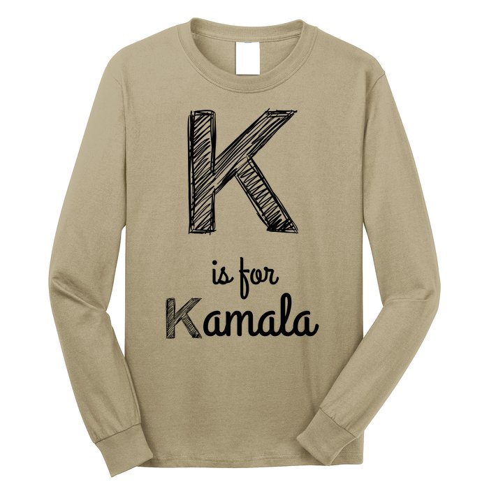 K Is For Kamala Long Sleeve Shirt