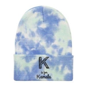 K Is For Kamala Tie Dye 12in Knit Beanie